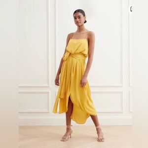 NWT Modern Citizen High Low Yellow Dress size medium